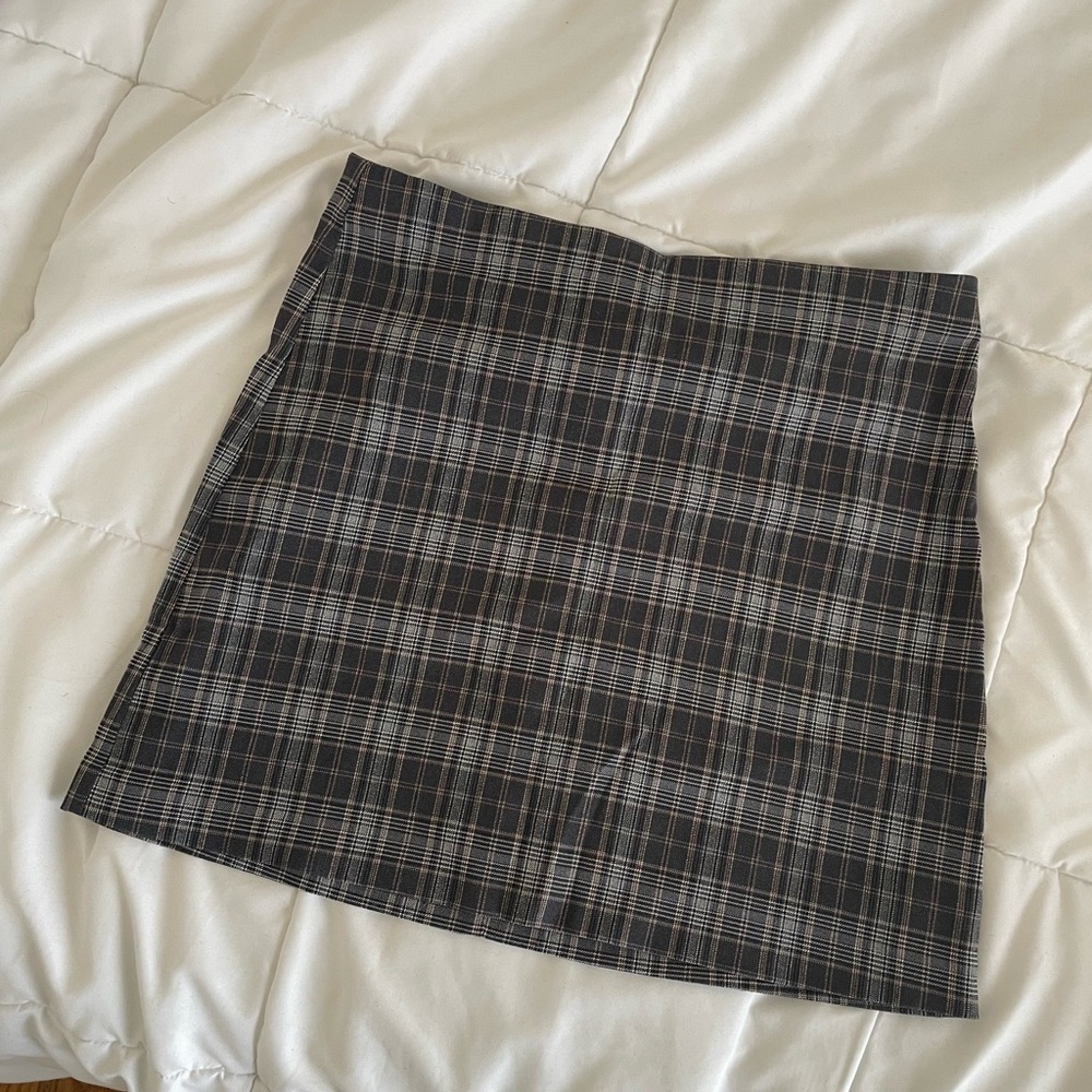 Tilly's West of Melrose Plaid Mini Skirt